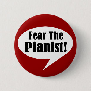Angst voor de pianist Button