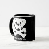 Angst voor de Pirate Pug Mok (Voorkant links)