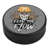 Angst voor de stroming (hockeyhaar) hockey puck (3/4)