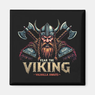 Angst voor de Vikingen Nordic Warrior Walhalla Magneet