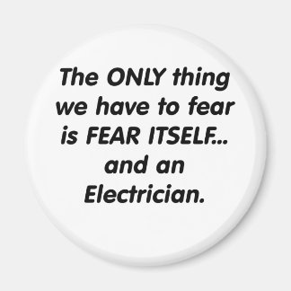 Angst voor elektricien magneet