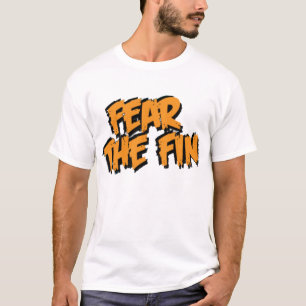 Angst voor het Logo Fin (Oranje) T-shirt