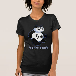 Angst voor het panda-shirt t-shirt