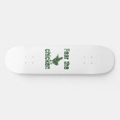 angst voor het skateboard van de kip (Horizontaal)