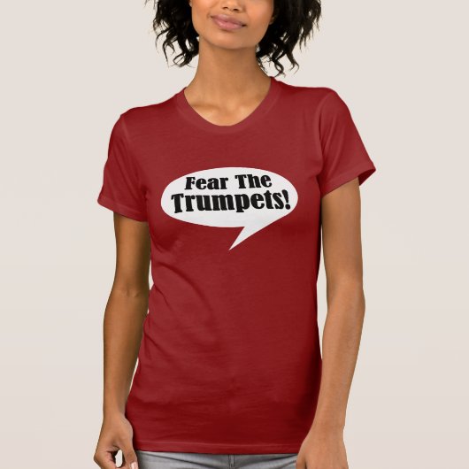 Angst voor het T-shirt met Trumpet (Voorkant)