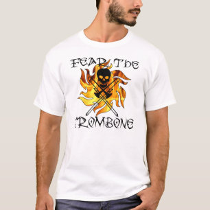 Angst voor het trombone t-shirt