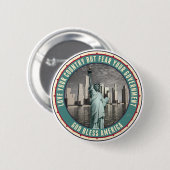 Angst voor uw regering ronde button 5,7 cm (Voorkant /achterkant)