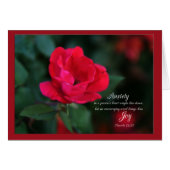 Angst weegt het hart Parakaleo kaart (Voorkant Horizontaal)