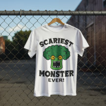 Angstaanjagend Broccoli Monster Grappig Halloween-