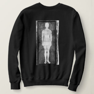 Angstaanjagend Grimmig Surrealistisch Abstract Man Trui