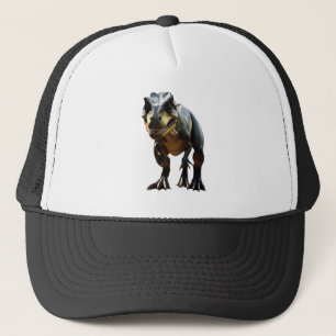 **"Angstaanjagende grijns: de grijnzende T-Rex"** Trucker Pet