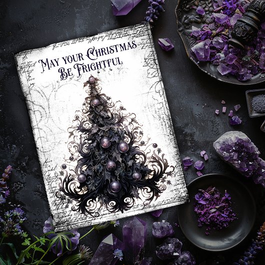 Angstaanjagende kerst Kaart