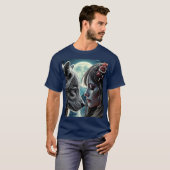 Angsten onder ogen zien t-shirt (Voorkant volledig)