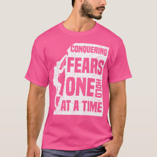 Angsten overwinnen, één houvast per keer - Rock Mo T-shirt