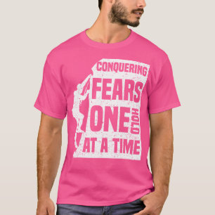 Angsten overwinnen, één houvast per keer - Rock Mo T-shirt