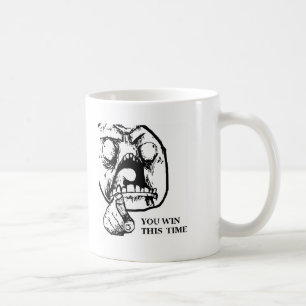 Angstig dat je deze keer wint koffiemok