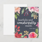 Angstig en wonderbaarlijk gemaakte Briefkaarten (Voorkant / Achterkant)