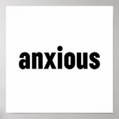 angstig poster (Voorkant)