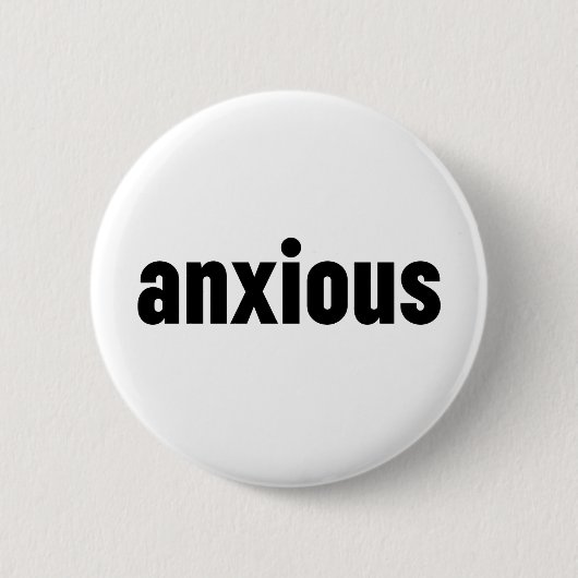 angstig ronde button 5,7 cm (Voorkant)