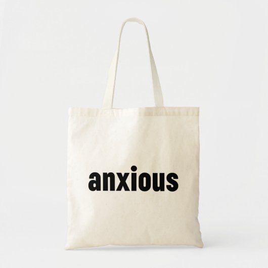 angstig tote bag (Voorkant)