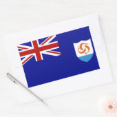 Anguila Flag Rechthoekige Sticker (Envelop)