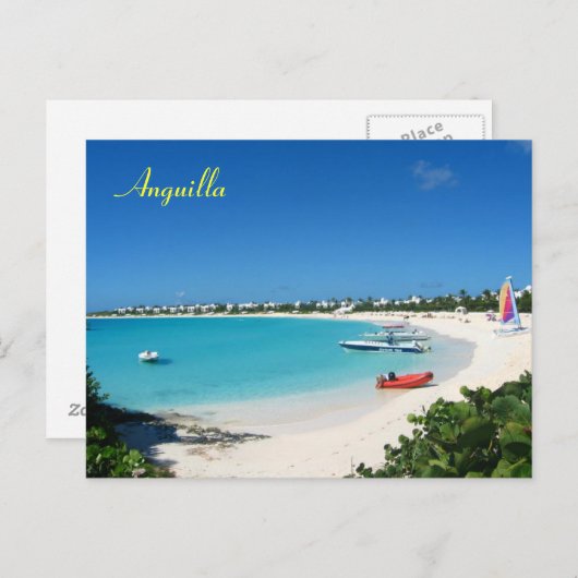 Anguilla briefkaart (Voorkant / Achterkant)