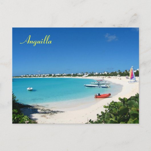 Anguilla briefkaart (Voorkant)