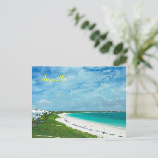 Anguilla briefkaart (Staand voorkant)