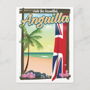 Anguilla Brits Territorium reisposter Briefkaart