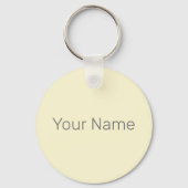 Anguilla Caraïben Retro Vakantie  Eiland Sleutelhanger (Achterkant)