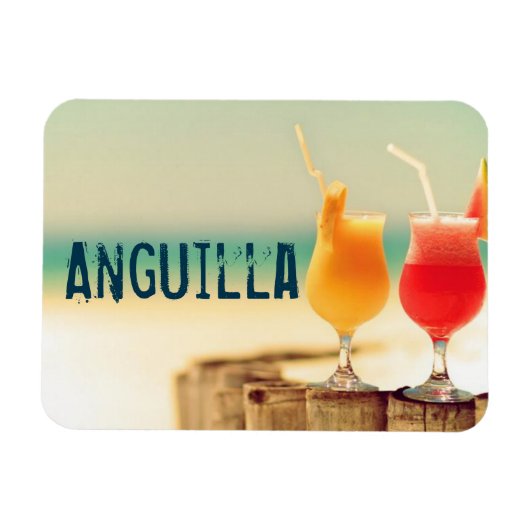Anguilla cocktails magneet (Horizontaal)