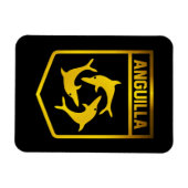 Anguilla Emblem Magneet (Horizontaal)
