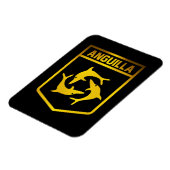 Anguilla Emblem Magneet (Linkerzijde)