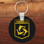 Anguilla Emblem Sleutelhanger (Voorkant)