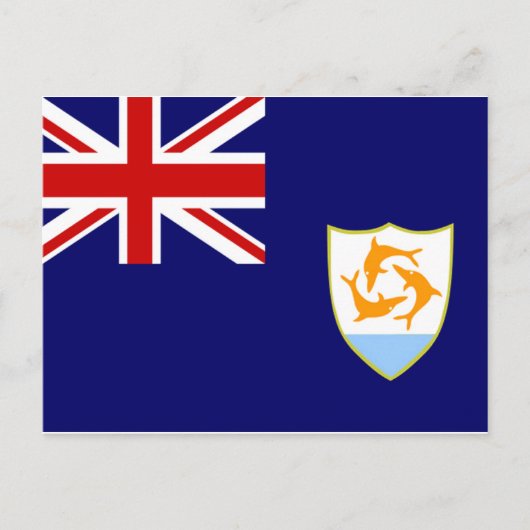 Anguilla Flag Briefkaart (Voorkant)