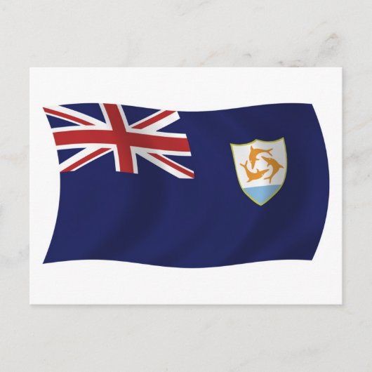 Anguilla Flag Briefkaart (Voorkant)