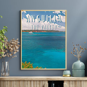 Anguilla: Het paradijselijke eiland met de droomst Poster