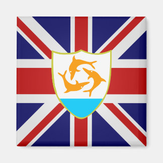 Anguilla Hoogwaardige vlag Magneet