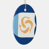 Anguilla Keramisch Ornament (Rechts)