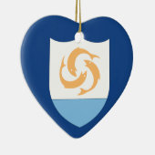 Anguilla Keramisch Ornament (Rechts)