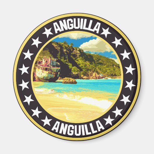 Anguilla Magneet (Voorkant)
