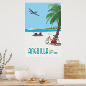 Anguilla-Poster Poster (Keuken)