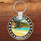 Anguilla Sleutelhanger (Achterkant)