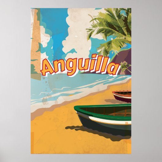 Anguilla  vakantie-Poster Poster (Voorkant)