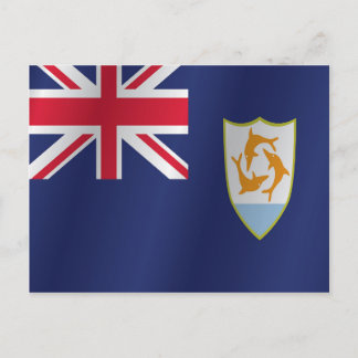 Anguilla vlag briefkaart