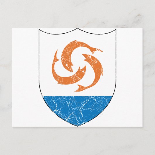 Anguilla-wapenschild Briefkaart (Voorkant)
