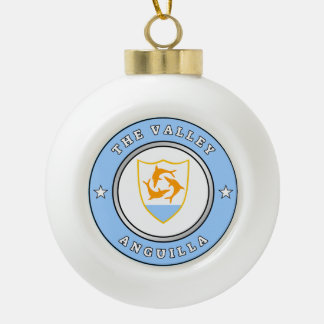 Anguilla-wapenschild Keramische Bal Ornament