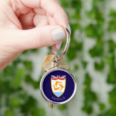Anguilla wapenschild sleutelhanger (Hand)