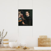 Anguissola - zelfportret bij het schilderen van he poster (Keuken)