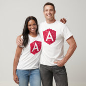  Angular JS JavaScript Developer T-shirt (Unisex)